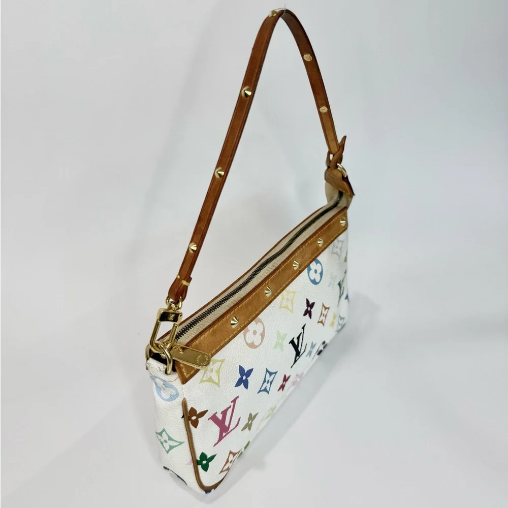 ✨SOLD✨ Vintage Louis Vuitton Murakami Multicolor Pochette - Picture 6 of 16